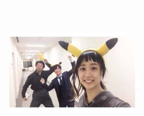 “オン眉”山本美月、神木隆之介&浅野忠信でピカチュウに お茶目ショットに反響