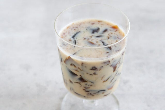 飲むコーヒーゼリーのできあがり♡