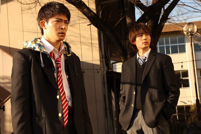 岸優太、竜星涼(C)2023「Gメン」製作委員会(C)小沢としお(秋田書店)2015