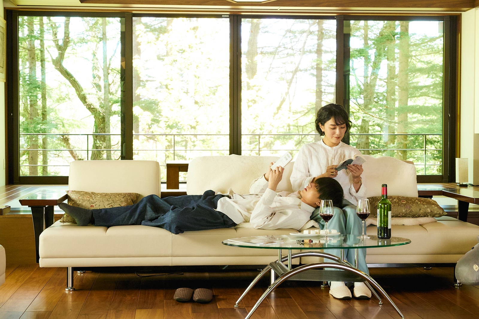 永瀬廉、板谷由夏「東京タワー」第7話より（C）テレビ朝日