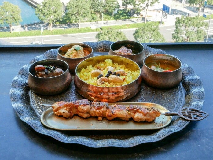 「アラビアン・ランチ（税込4730円）」のメインプレート