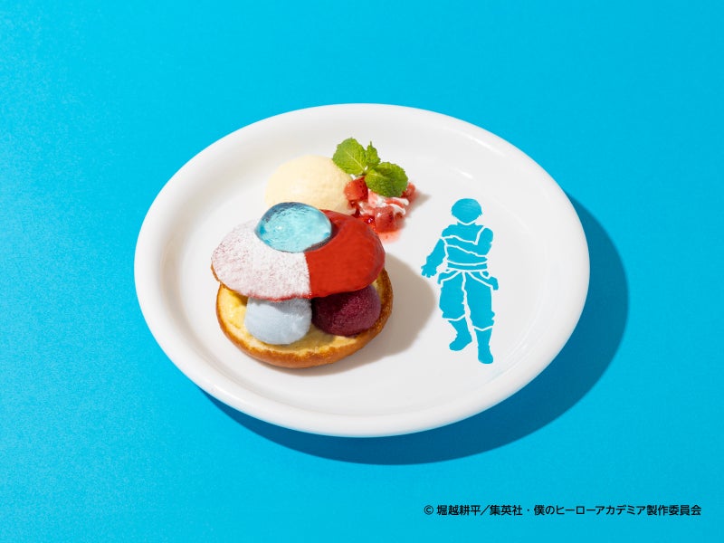 【轟焦凍】ソルトアイス&カシスシャーベットドーナツ　税込990円（C）堀越耕平／集英社・僕のヒーローアカデミア製作委員会