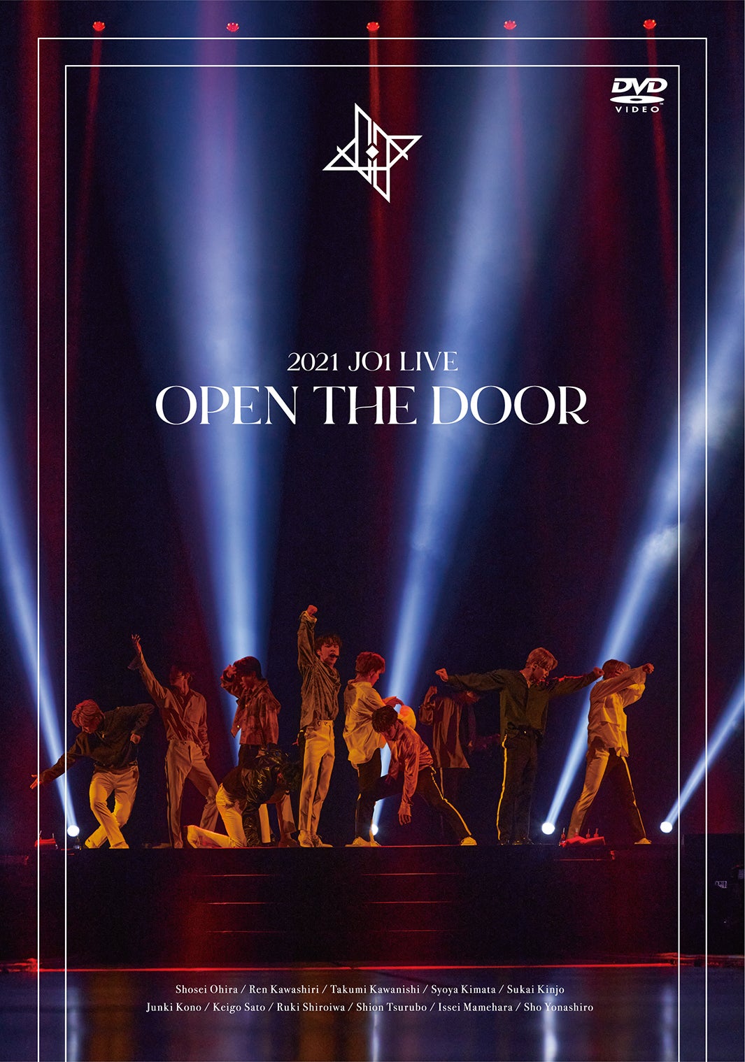 「2021 JO1 LIVE “OPEN THE DOOR”」ジャケット（C）LAPONE ENTERTAINMENT