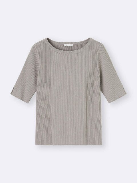 GU リブボートネックセーター GUのリブボートネックセーター