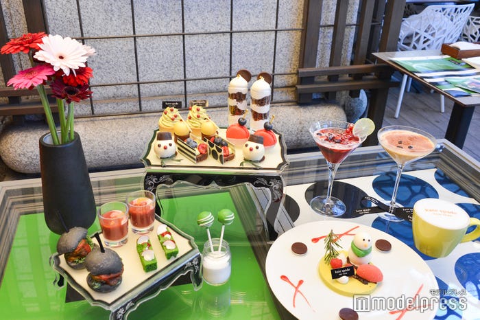 ケイト・スペード ニューヨーク アフタヌーンティーメニュー/ケイト・スペードニューヨーク スペシャルデザート/スペシャルドリンク(C)モデルプレス