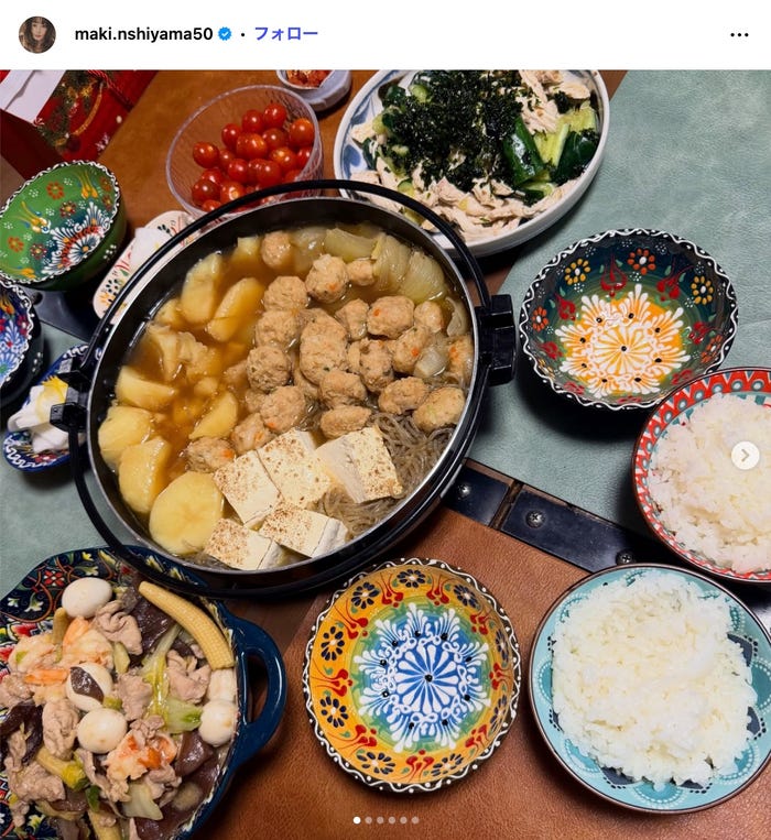 西山茉希Instagramより