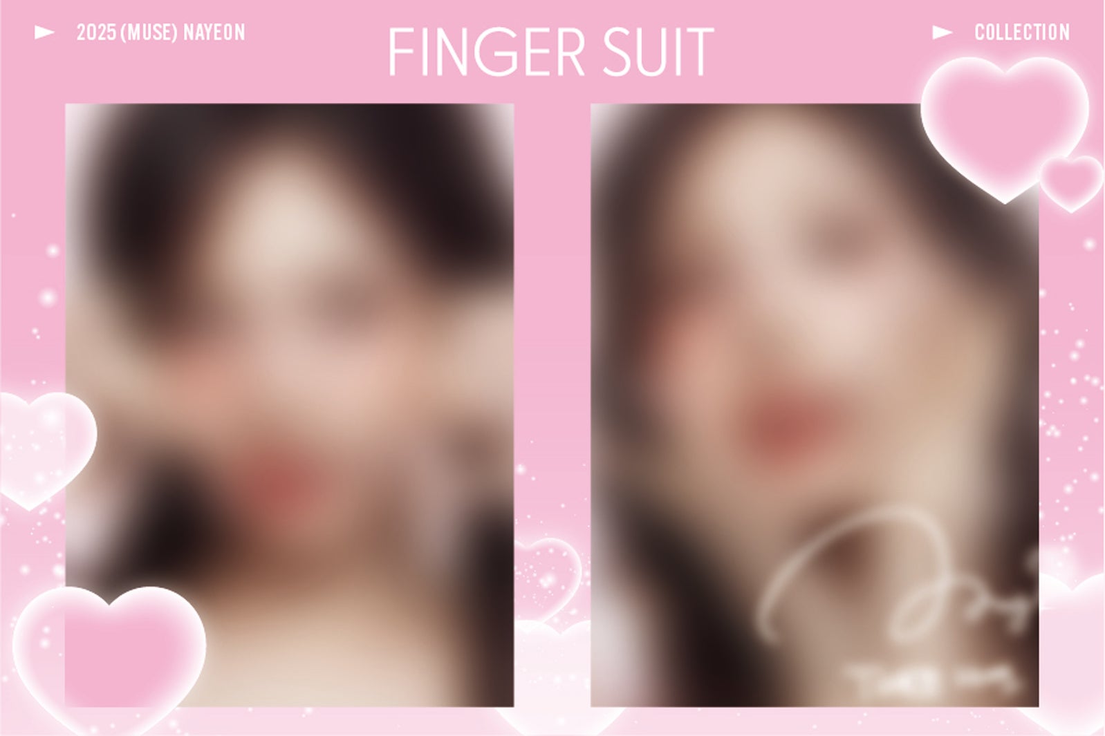 限定ノベルティ付MUSE COLLECTIONセットのオリジナルナヨン韓国プリクラ（提供写真）