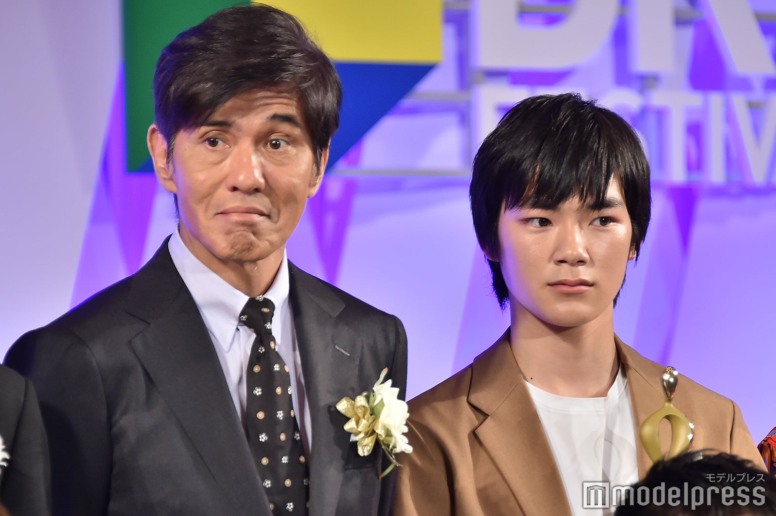 佐藤浩市、杉田雷麟（C）モデルプレス