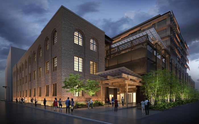 烏丸通側エントランス/画像提供:NTT都市開発