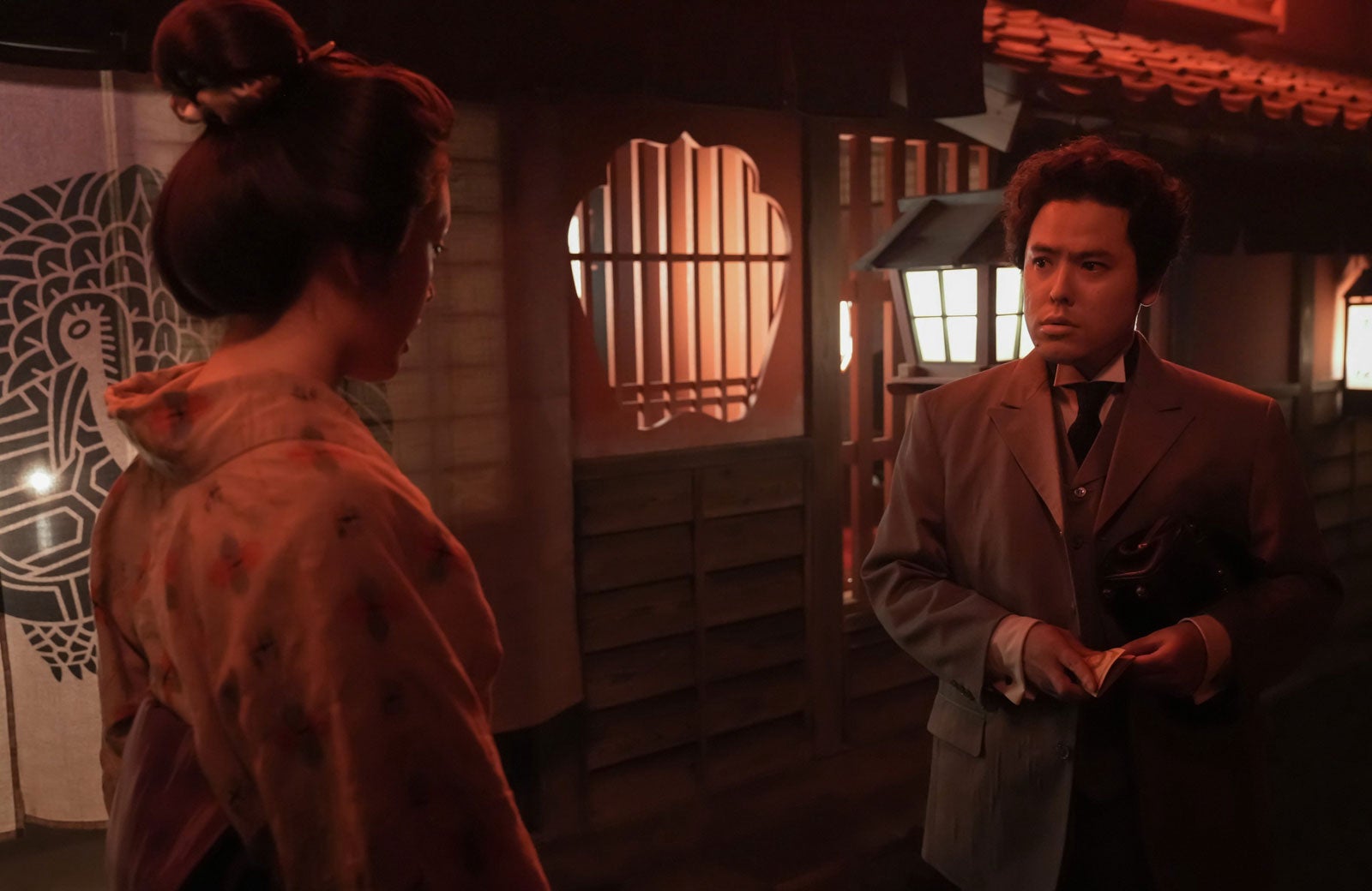 高石あかり、前原瑞樹「ばけばけ」第33話（C）NHK