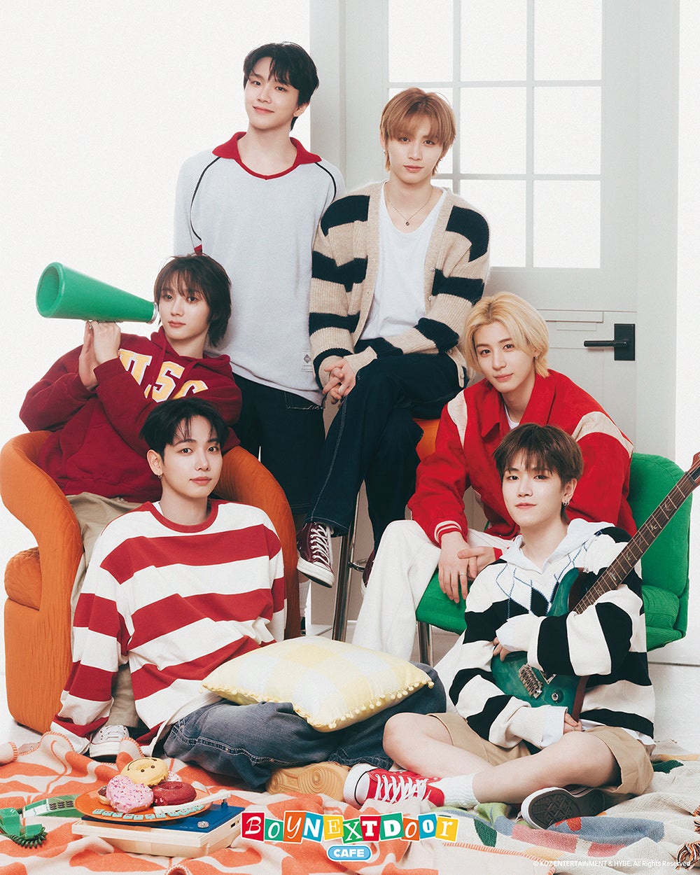 「BOYNEXTDOOR CAFE」東名阪で初開催 カラフルでポップなメニュー＆撮りおろし写真グッズも