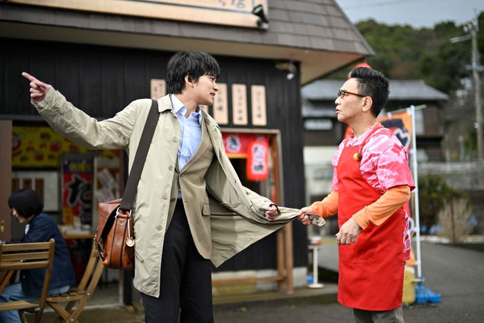 北村匠海、八嶋智人「サバ缶、宇宙へ行く」第1話(C)フジテレビ