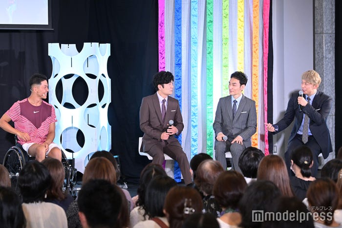 小田凱人選手、稲垣吾郎、草なぎ剛、香取慎吾(C)モデルプレス