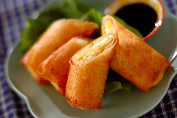 ポテトサラダの春巻き