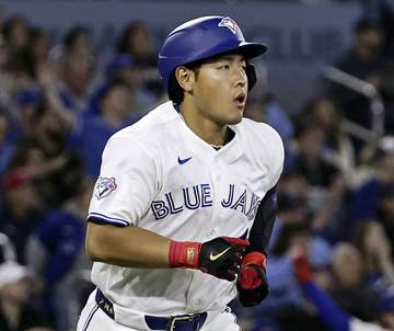 Bジェイズ大敗で連勝止まる わずか1安打で零敗 岡本和真は3の0