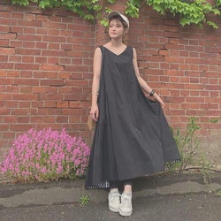ストレスフリーに着まわせる! 2019年夏のマストハブは《Aラインシルエットのロングワンピース》です!