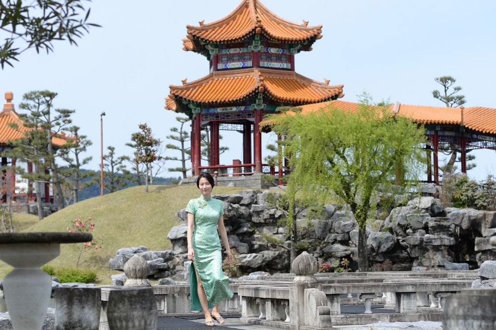 どこで撮っても、まるで中国に居るかのような1枚になります。（提供画像）