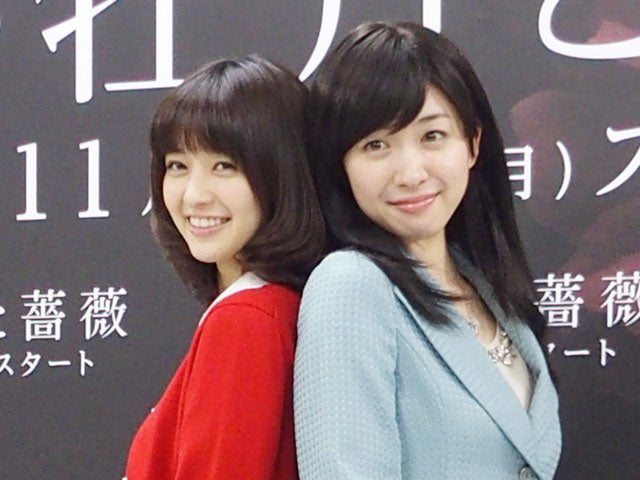 黛英里佳と逢沢りな 抱き合うのは普通 昼ドラ 新 牡丹と薔薇 激しすぎる姉妹愛を語る モデルプレス