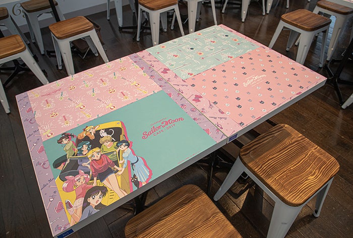 カフェ来場特典「オリジナルランチョンマット」全4種（C）武内直子・PNP･東映アニメーション