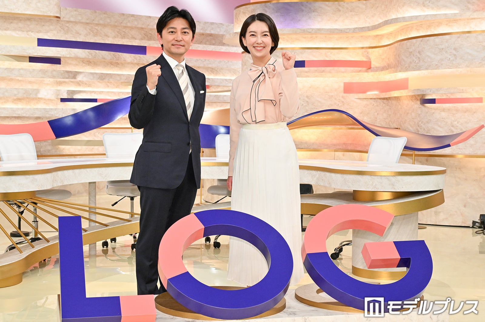 森圭介アナ、和久田麻由子アナ（C）モデルプレス