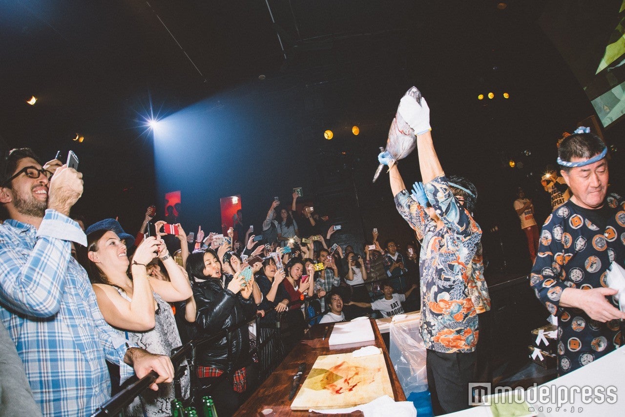 音楽と⾷の異⾊のコラボレーションイベント／画像提供：“マグロハウス”PR事務局