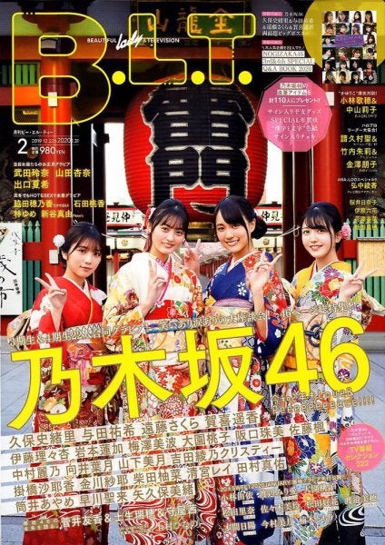 与田祐希、遠藤さくら、賀喜遥香、久保史緒里「B.L.T.」2020年2月号（C）Fujisan Magazine Service Co., Ltd. All Rights Reserved.