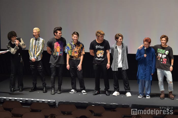 (左から)後藤拓磨、鈴木昂秀、龍、長谷川慎、武知海青、藤原樹、浦川翔平、岩谷翔吾 (C)モデルプレス