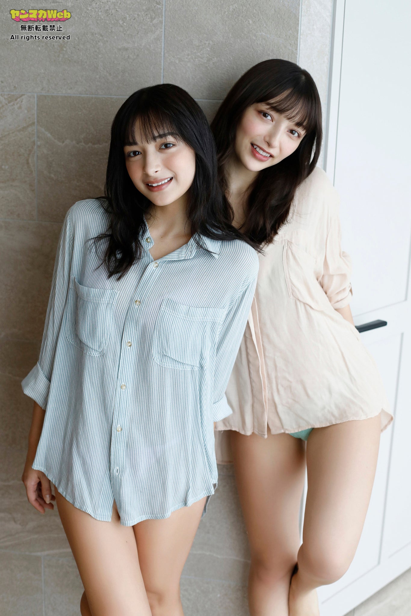 Erika、百瀬まりな（C）佐藤裕之／ヤンマガWeb