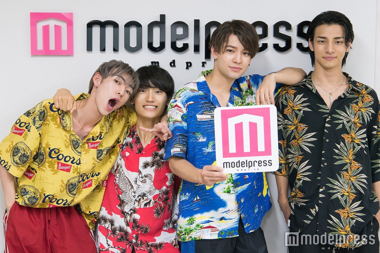 ANTIME（左から）U、Fu、Kauan、AM（C）モデルプレス