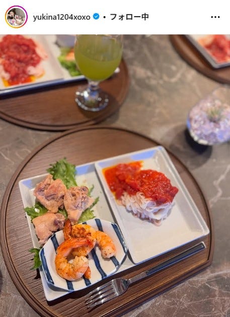 木下優樹菜Instagramより