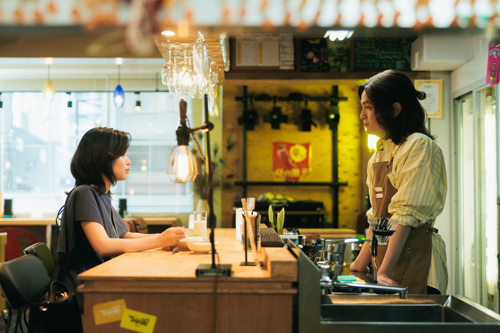 藤原さくら、岡山天音「こっち向いてよ向井くん」最終話より（C）日本テレビ