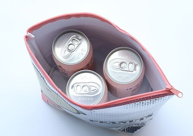 ムック本　ムック　付録　人気　おすすめ　オススメ　宝島社　宝島　レビュー　便利　優秀　当たり　最高　2023　バッグ　保冷　バッグ　スプリング　spring　スヌーピー　ポーチ　おでかけ　お出掛け