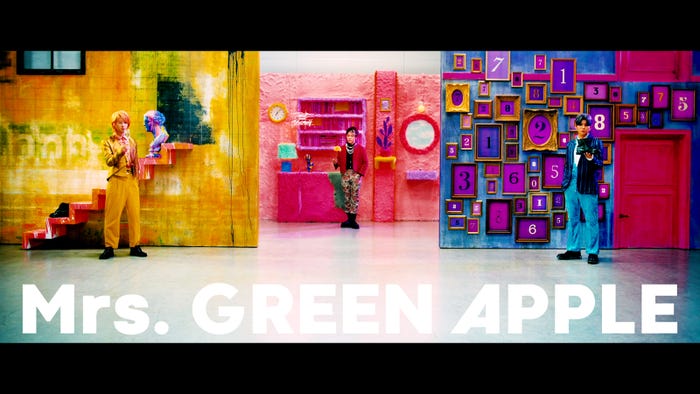 Mrs. GREEN APPLE「ニュー・マイ・ノーマル」MVサムネイル (提供写真)