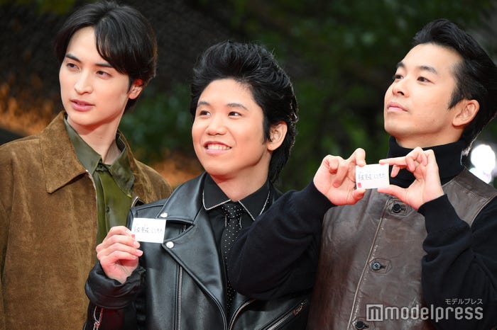 一ノ瀬颯、佐久本宝、仲野太賀(C)モデルプレス