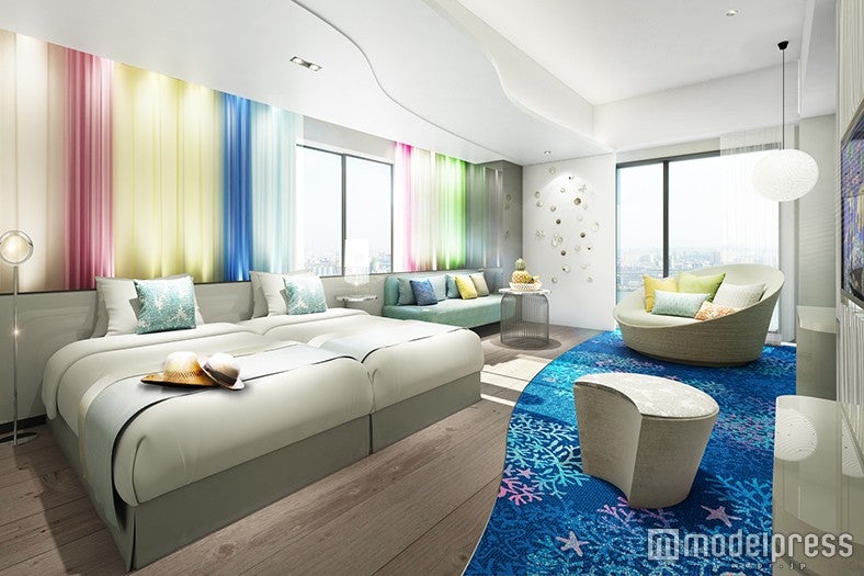 Corner Palace 2室＜ハーバーサイドビュー＞／画像提供：ホテル ユニバーサル ポート