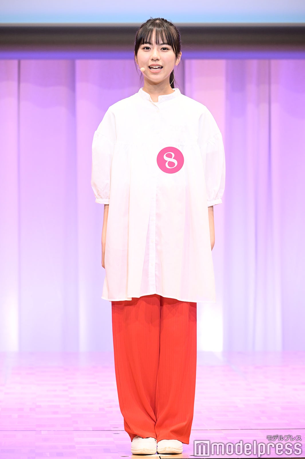 工藤唯愛さん「2023ミス・ティーン・ジャパン」の様子 （C）モデルプレス