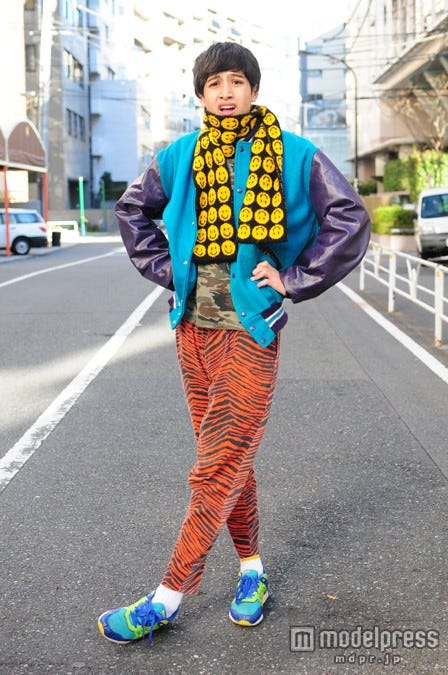 187cmというスタイルから、雑誌「HR」のモデルとしても活躍中のけみお(画像提供:グラフィティ)