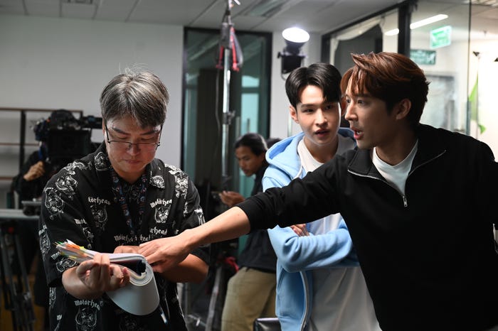 「Dating Game(仮題)」撮影現場の様子(C)datinggame2025