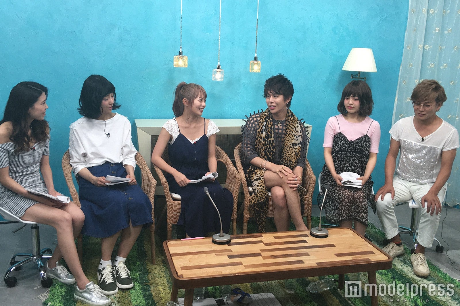 「ナナイロ～MONDAY～」／左から：Saasha、中村祐美子、鈴木あや、アレン、高橋美紅、合田和人（C）モデルプレス