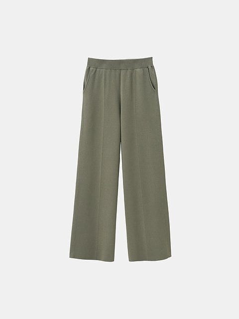 PLST レーヨンブレンドニットパンツ PLSTのレーヨンブレンドニットパンツ