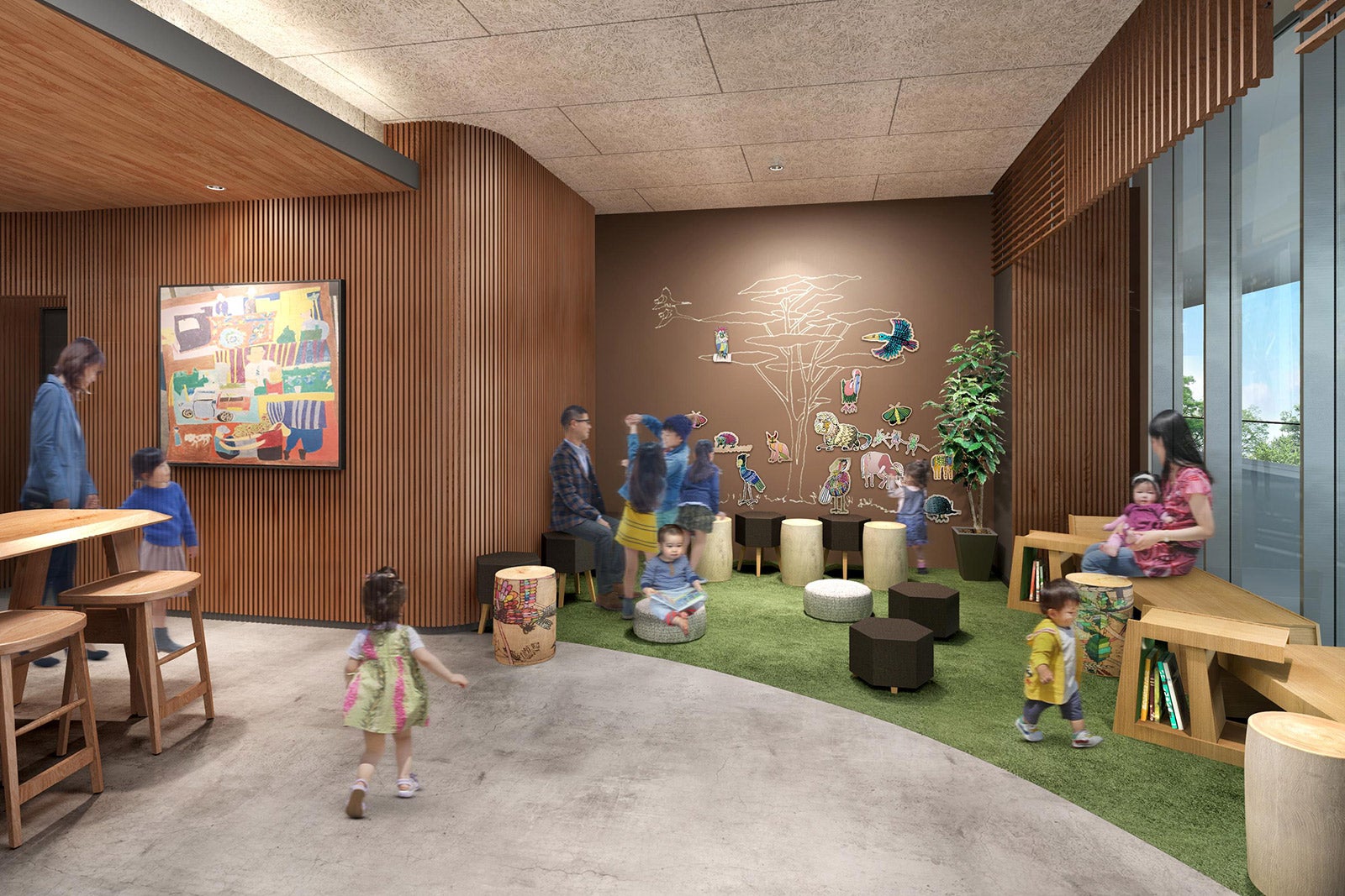 お子様が安心して遊べるキッズエリア／画像提供：スターバックス コーヒー ジャパン