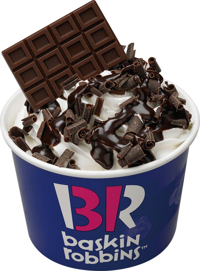 シングルサンデーチョコレート/画像提供:B‐Rサーティワン アイスクリーム