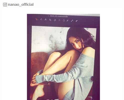 菜々緒、太ももギリギリ大胆ショット公開で「エロい」「美しい」と反響