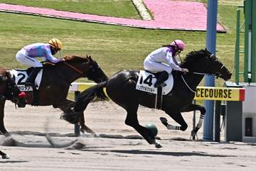 小林美駒騎手が先行抜け出しで今年15勝目 「馬の能力に助けてもらいました」