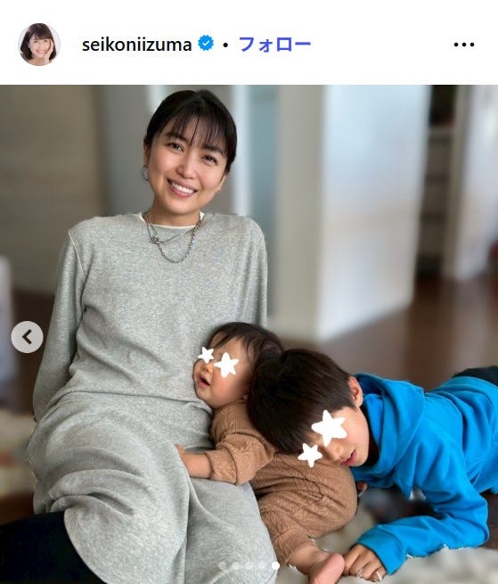 新妻聖子Instagramより