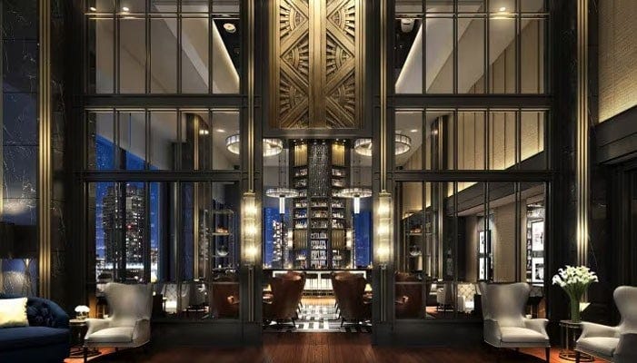 アール・デコのデザインをモチーフとした カフェ・バーラウンジ