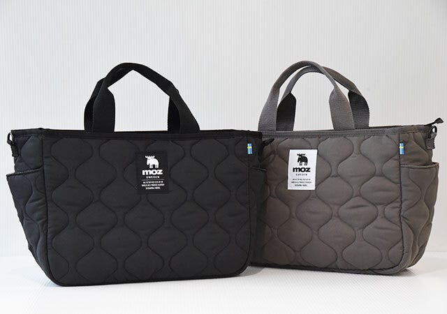 付録　ムック　宝島社　moz　モズ　軽量　キルティングバッグ　ブラック　2022　かわいい　お洒落