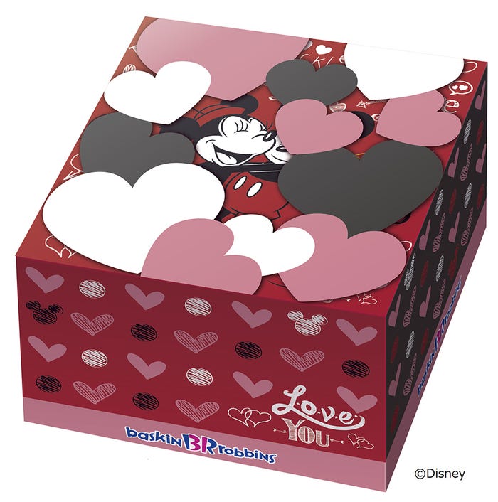 ミッキー&ミニー ハートボックス(C)Disney