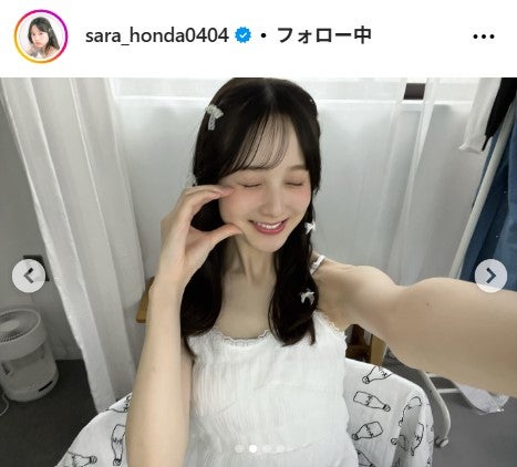 本田紗来Instagramより