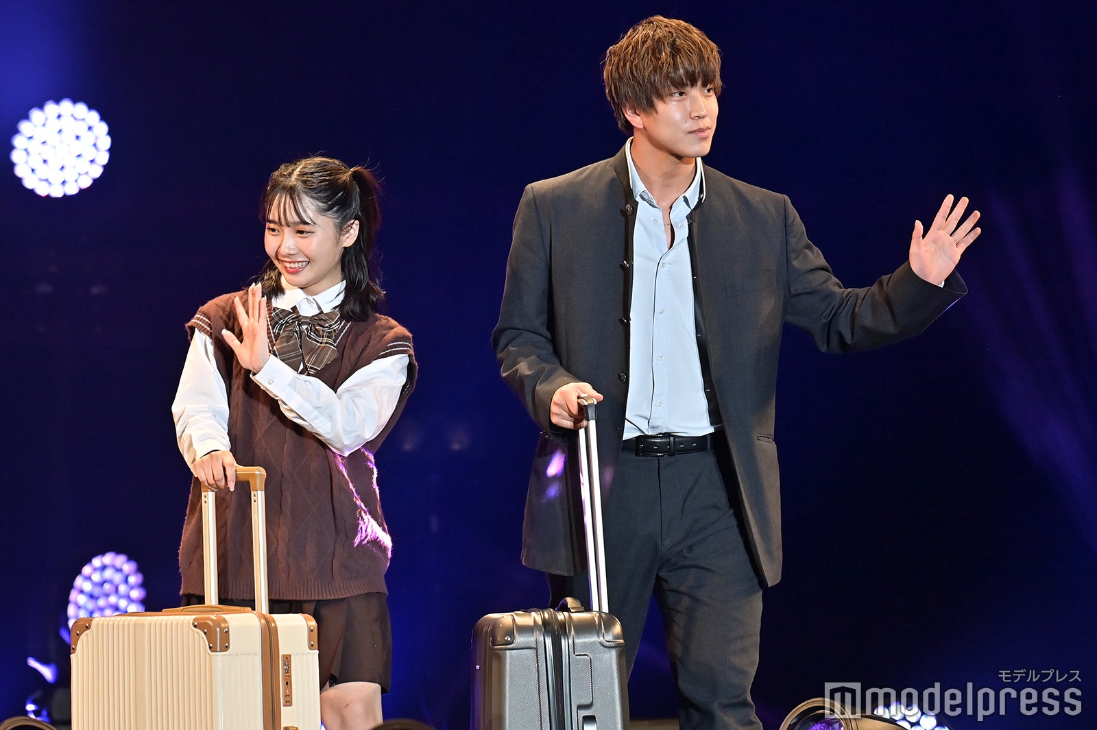 実熊瑠琉、白間太陽 （C）モデルプレス